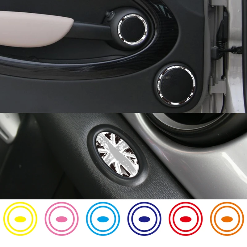 1 компл. Юнион Джек ПВХ Виниловая Автомобильная звуковая наклейка для MINI COOPER JCW R55