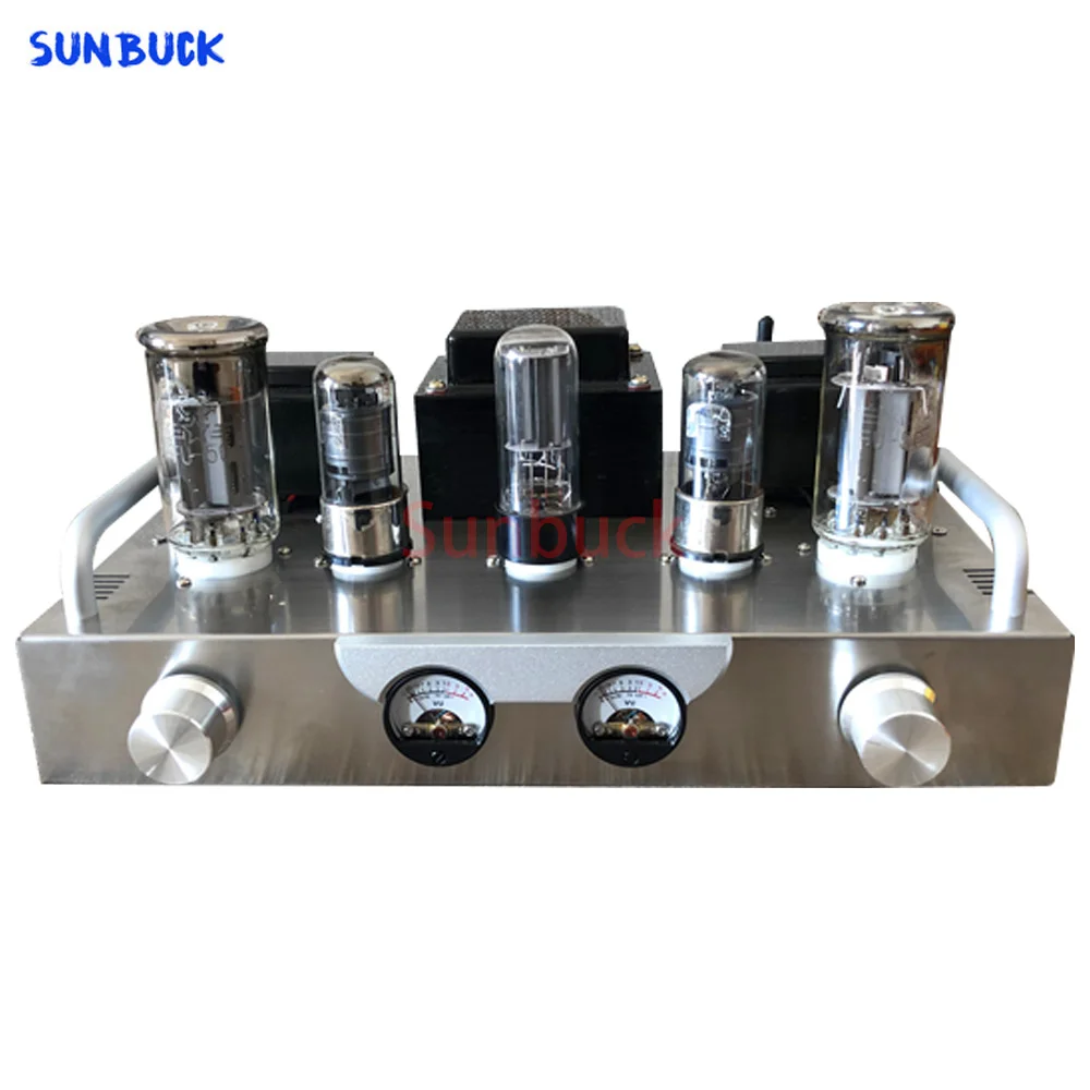 Sunbuck маленький 300B 6J8P FU50 5U4C ламповый усилитель звука мощности аудио DIY kit с дисплеем