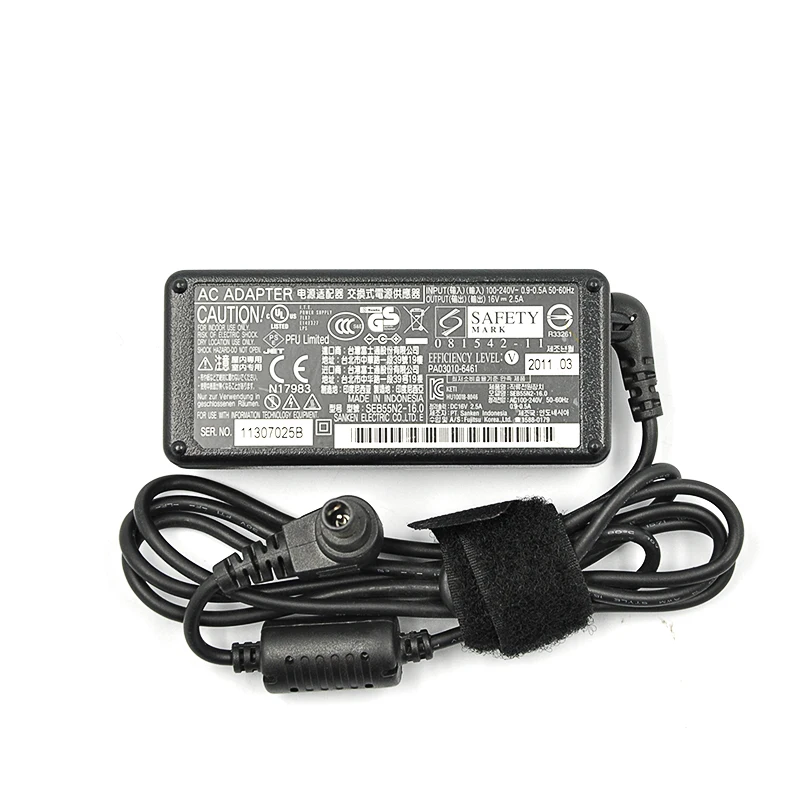 Used Charger 16V 2.5A AC Adapter For Fujitsu ScanSnap Scanner PA03360-B055 S510 S500 FI-5110E0X FI-5110E0X2 CA01007-0730 | Электроника