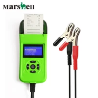 marshell 12v auto battery tester 100 to 2000 cca analyzer lc 8139 cranking charging test tool with printer for car motorcycle