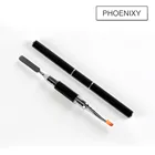 Phoenixy Dual-Применение поли Гель-лак для ногтей, кисти гель для ногтей шпатель ручка Нержавеющаясталь модель строительные инструменты Цвет бар нижнее белье кисти Декор Искусство