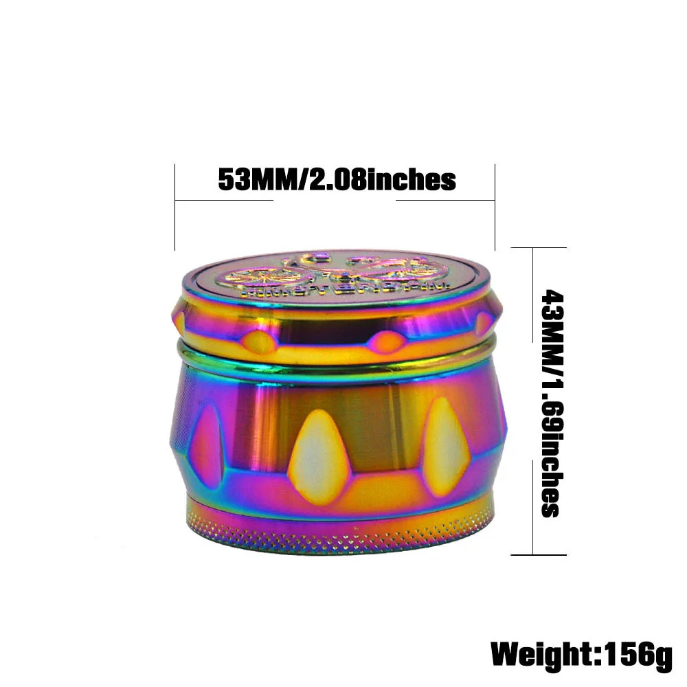 Измельчитель Amsterdam сплав цинка для мясорубки 53 мм 4 шт Sharp алмазные зубы табака