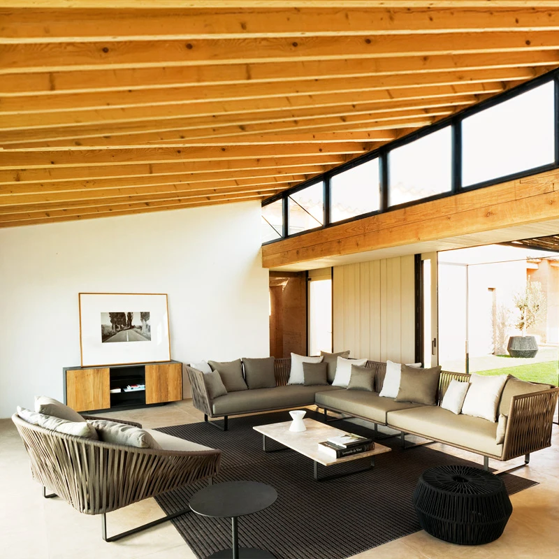 Уличный диван для двора террасы балкона удобное комбинированное уличное кресло