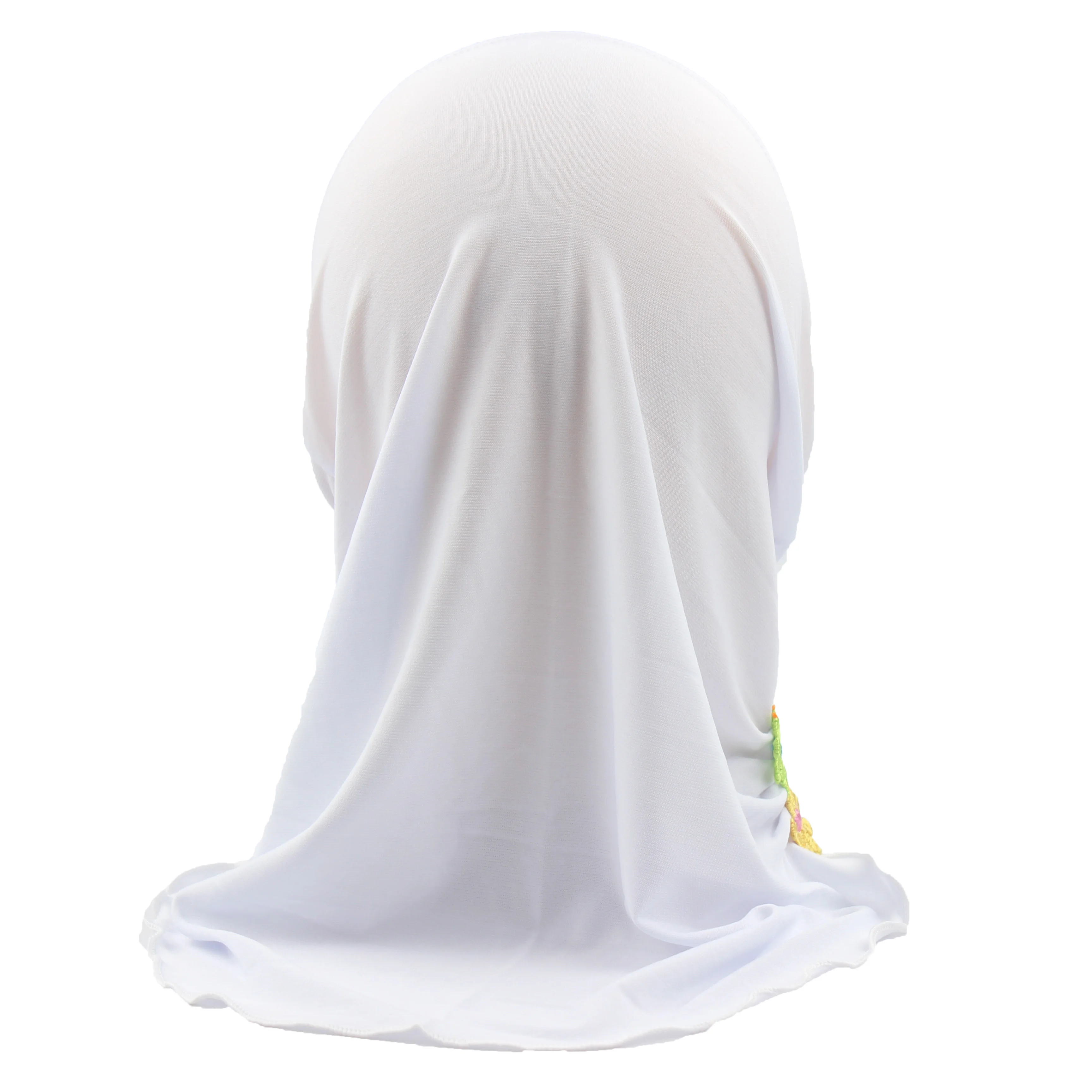 Детский мусульманский шарф шали с красивыми цветами для девочек от 2 до 7 лет