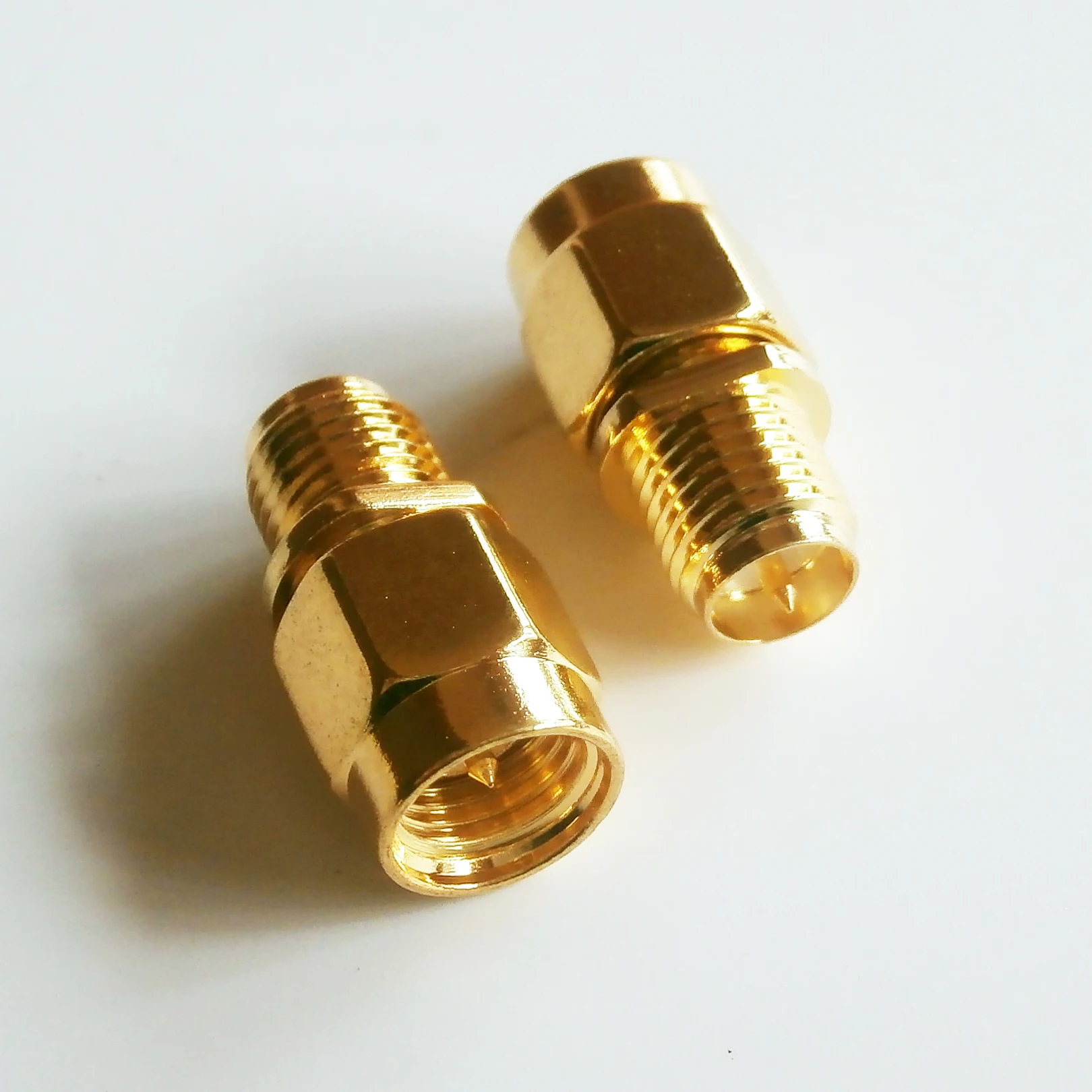 1 шт. SMA Male To RP-SMA RPSMA RP Female Plug кабель антенна разъем позолоченная Латунь Прямой