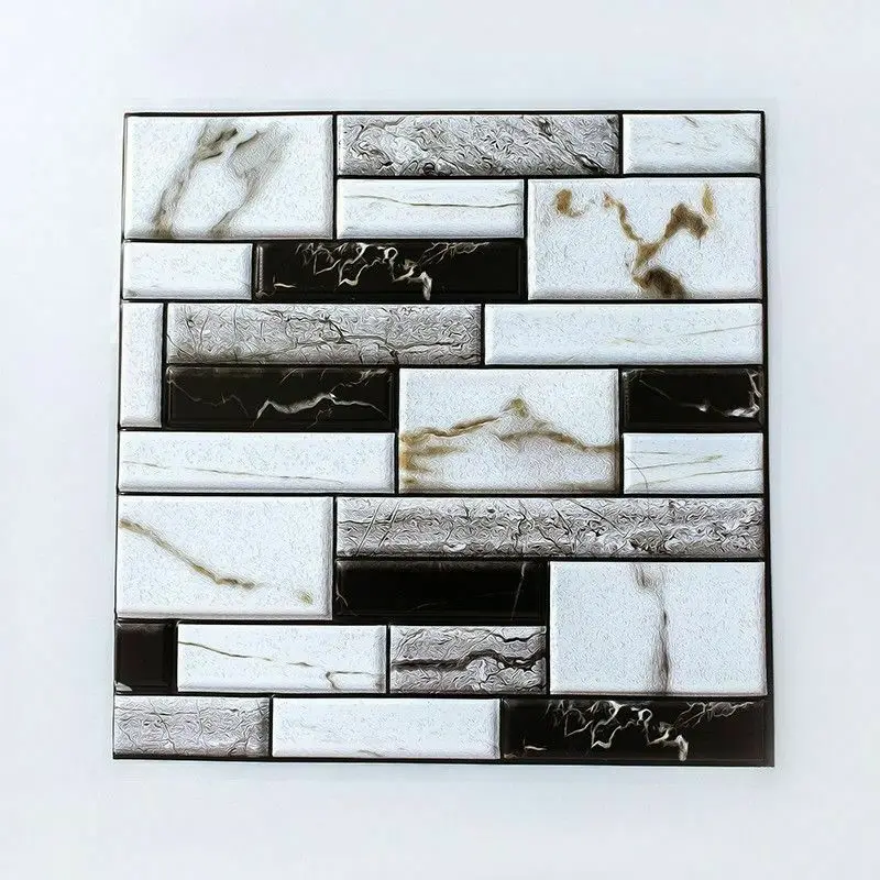 3D стены Стикеры кирпича плитки Самоклеящаяся мозаика Кухня Настенный декор