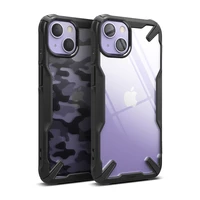 ringke fusion x case compatible with iphone 13 6 1 inch 2021 camouflage design hard back shockproof tpu frame cover