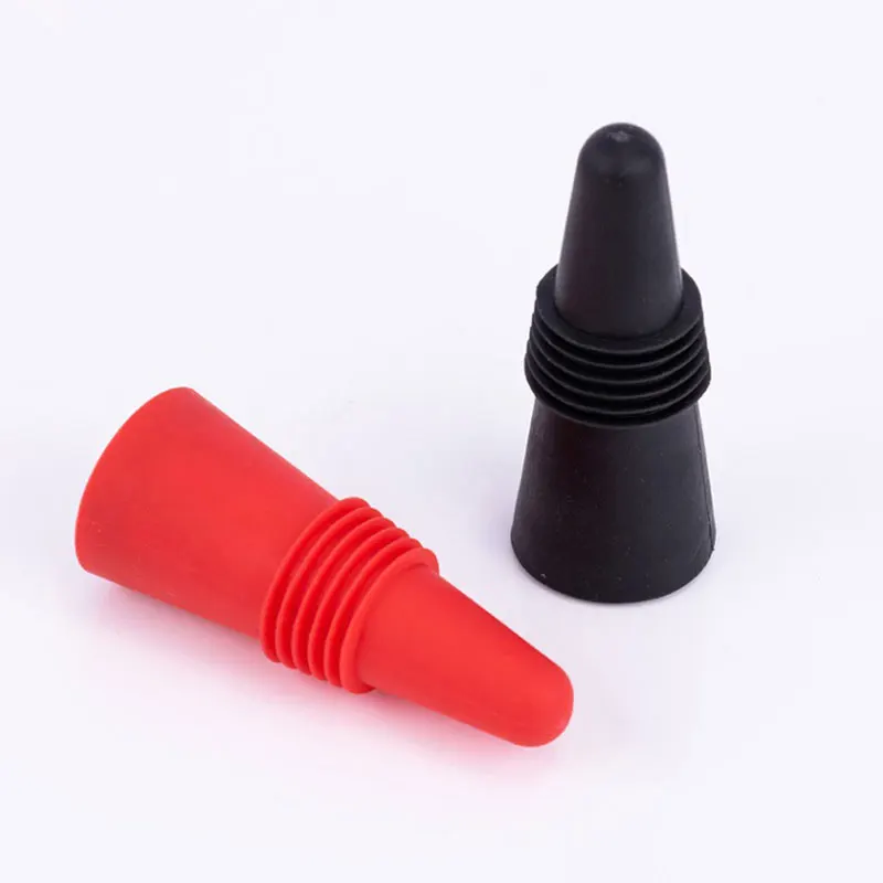 

Bottle Stopper Kitchenware Silicone Wine Stopper Leak Proof Champagne Bottles Sealer Stopper Reusable Wine Gifts Bar Tools