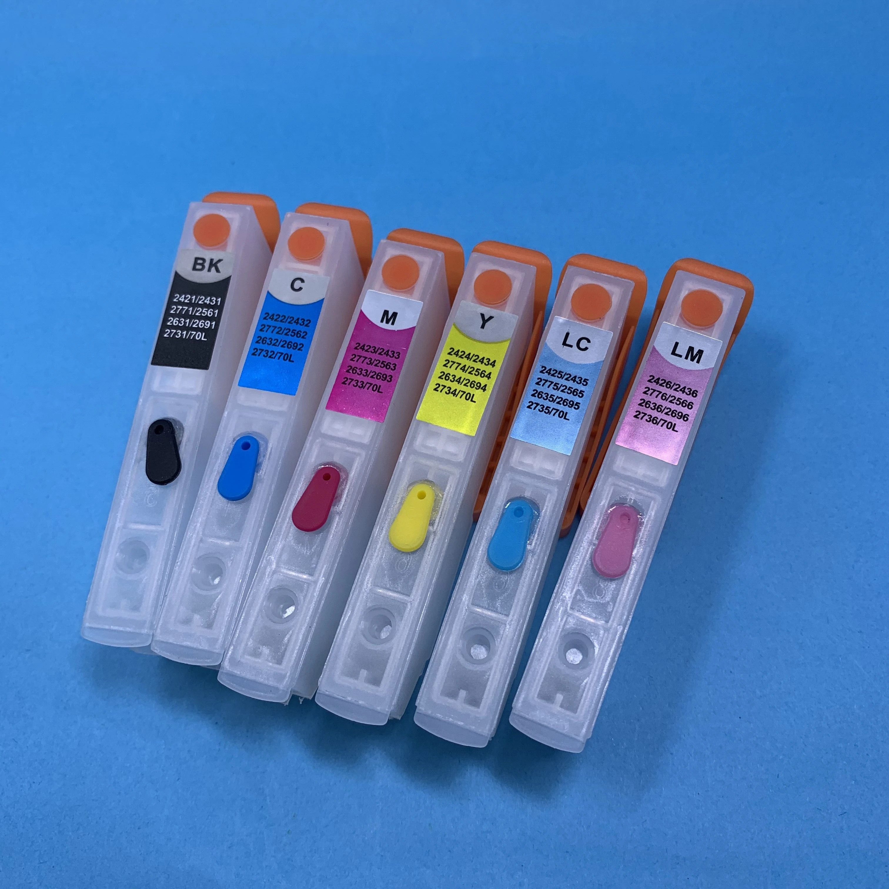Пустой многоразовый картридж для принтера YOTAT T2431 T2436 Epson XP750 XP760 XP850 XP860 XP950 XP55