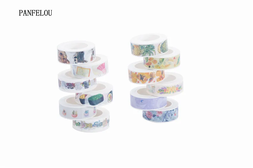 10 м * 15 мм пляжные раковины наклейки Washi Маскировочная лента качественная хорошая