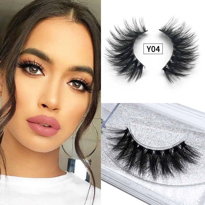 CLOTHOBEAUTY норковые ресницы натуральные густые длинные объем faux cils 3d пушистые тонкие