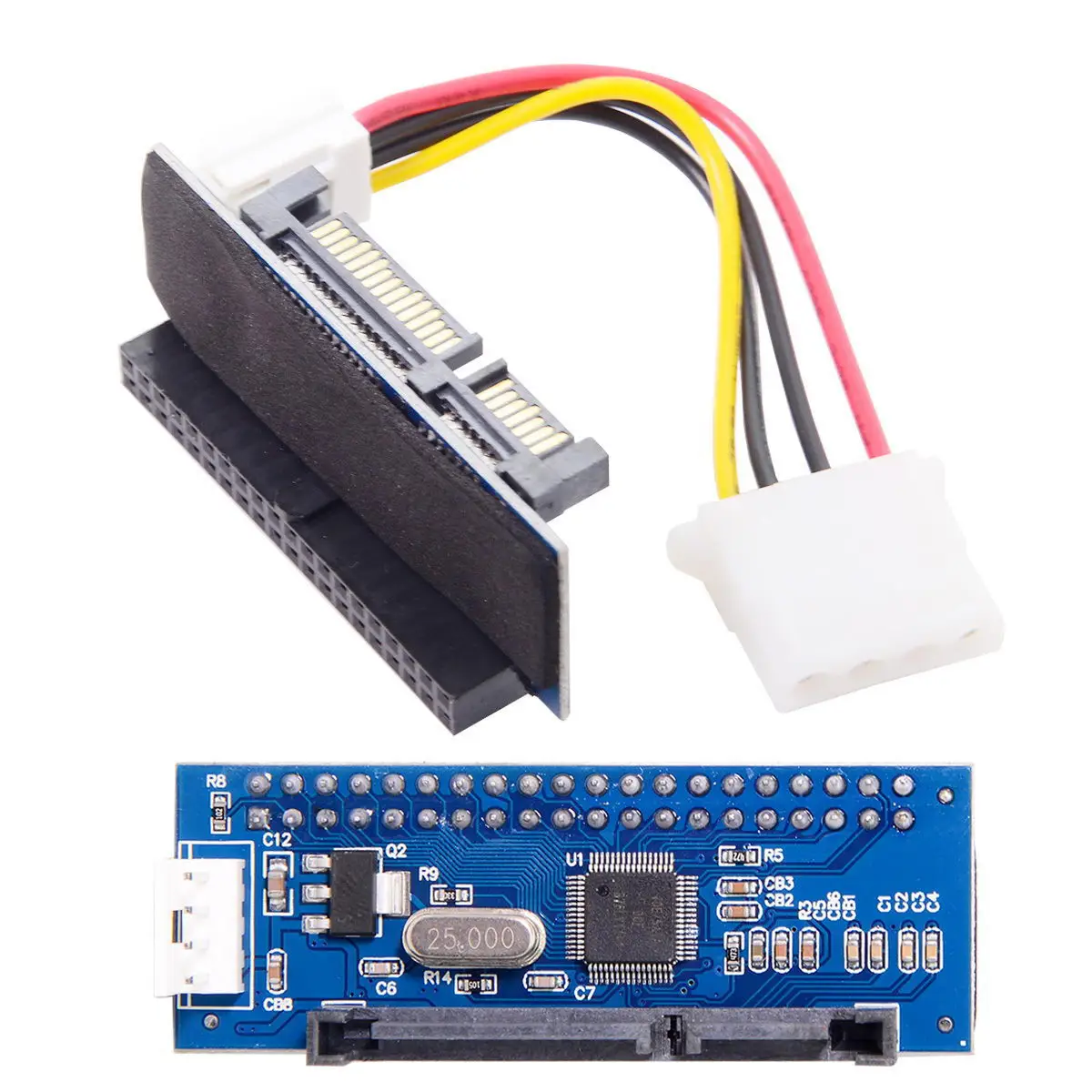 IDE/PATA 40Pin диск к SATA Female конвертер адаптер PCBA для настольного компьютера &amp 3 5