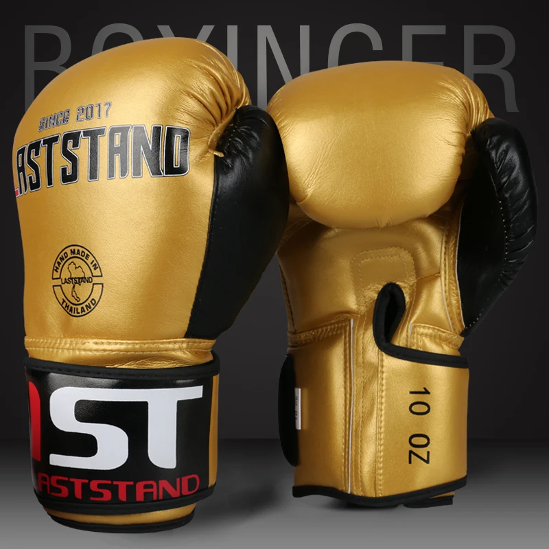 

2020 HIGH Quality Adults Women/Men Boxing Gloves Leather MMA Muay Thai Boxe De Luva Mitts Sanda Equipments8 10 12 OZ