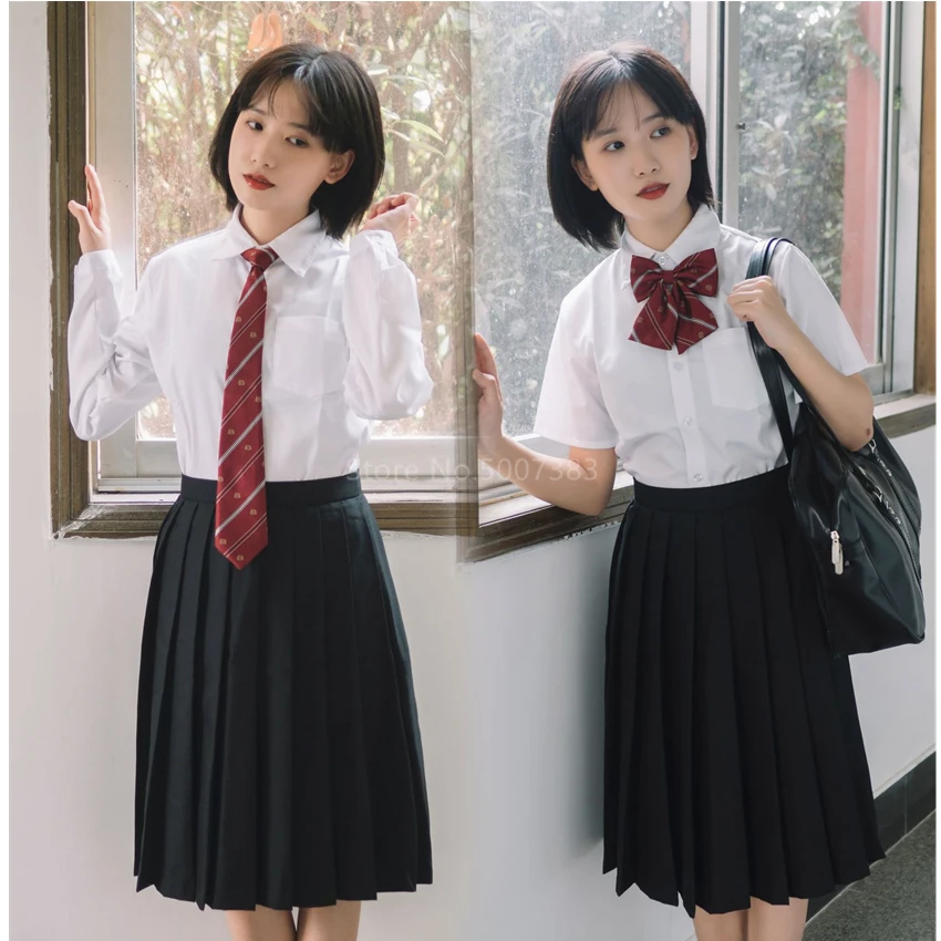 Одежда для девочек школьная форма аниме Cospaly японская длинная блуза с коротким