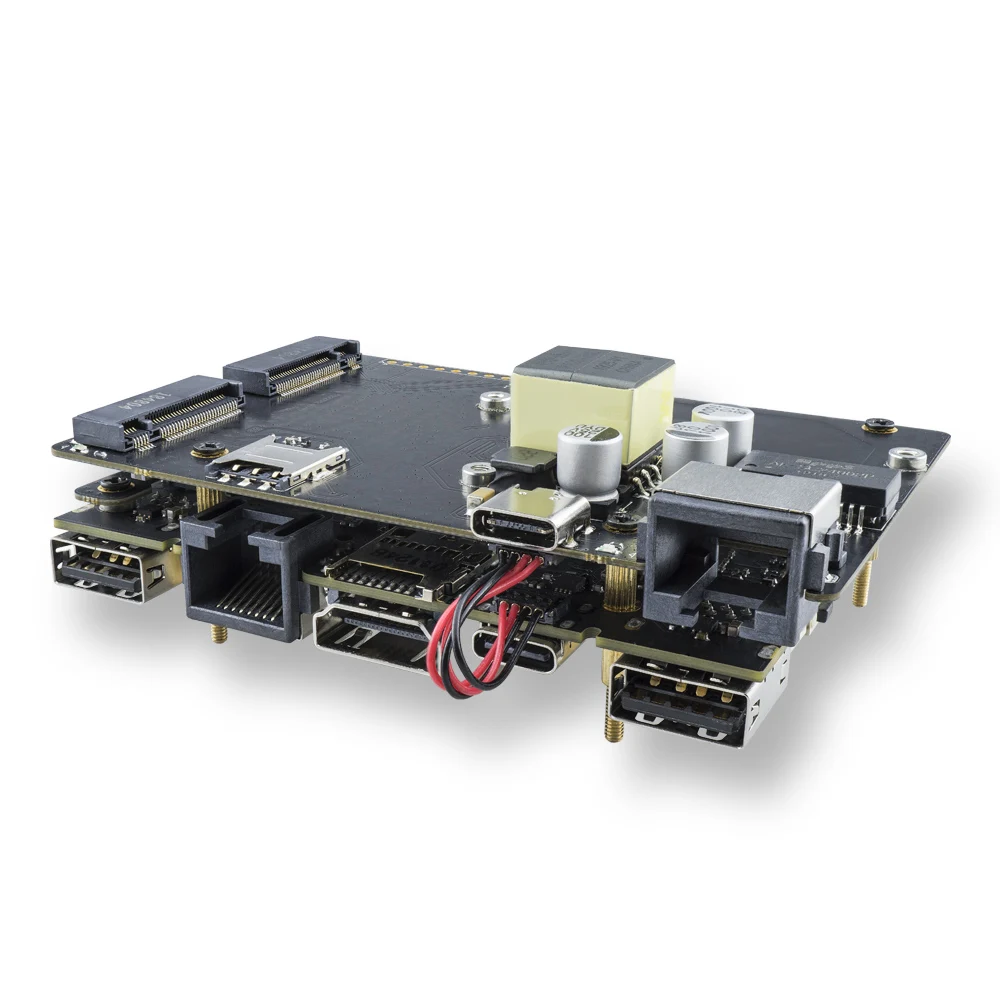 Одноплатный компьютер Khadas VIM3 Amlogic A311D с 5 0 топами NPU AI tensorflow x4 Cortex-A73 x2 A53 Cores SBC android