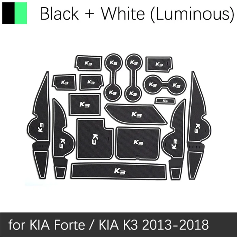 Противоскользящий коврик для KIA Форте YD 2013 K3 Cerato затворный слот подставка анти-грязный Салонные подложки
