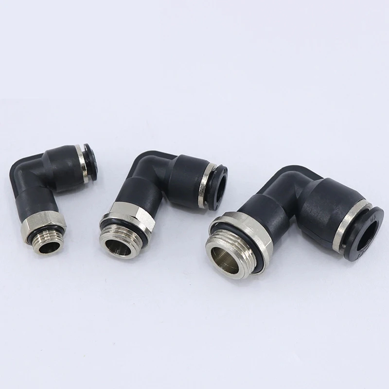 Быстроразъемный пневматический штуцер наружный диаметр 4/6/8/10/12 мм 1/8/1/4/3/8