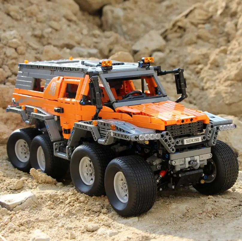 Новинка 13088 серия автомастеров Avtoros Shaman модель мотора 8x8 набор строительных