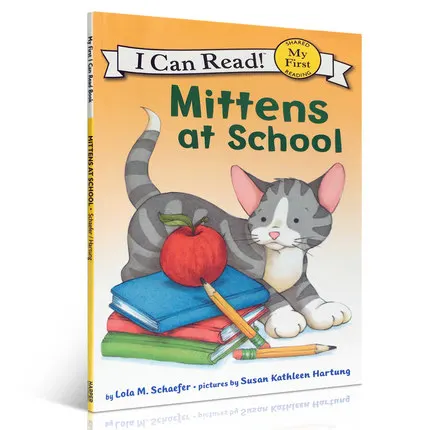 

Original Popular Books Mittens At School My First I Can Read HarperCollins Colouring English Activity Story Picture Book