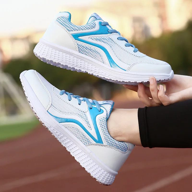 2021 New Running Sneakers for Women Breathable Sport Shoes for Women Sneakers Blue Pink Woman Shoes Outdoor Gym Sneakers