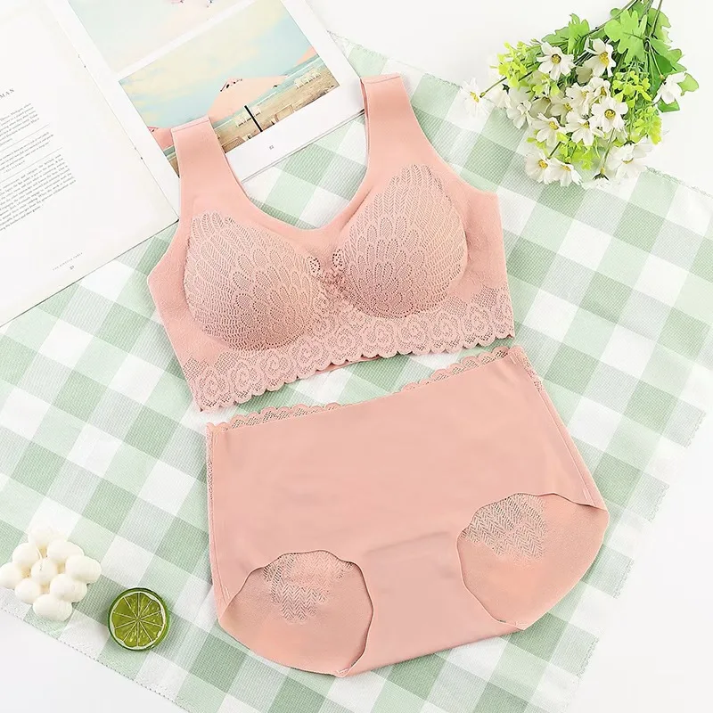 Sexy Latex Women Underwear Bra Set Seamless Panties Comfortable Push Up Lingerie Vest | Женская одежда