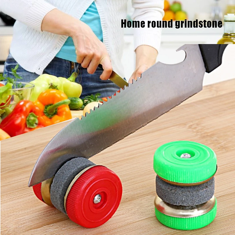 Кухонные инструменты шлифовальные камни точильный камень круглой формы удобный