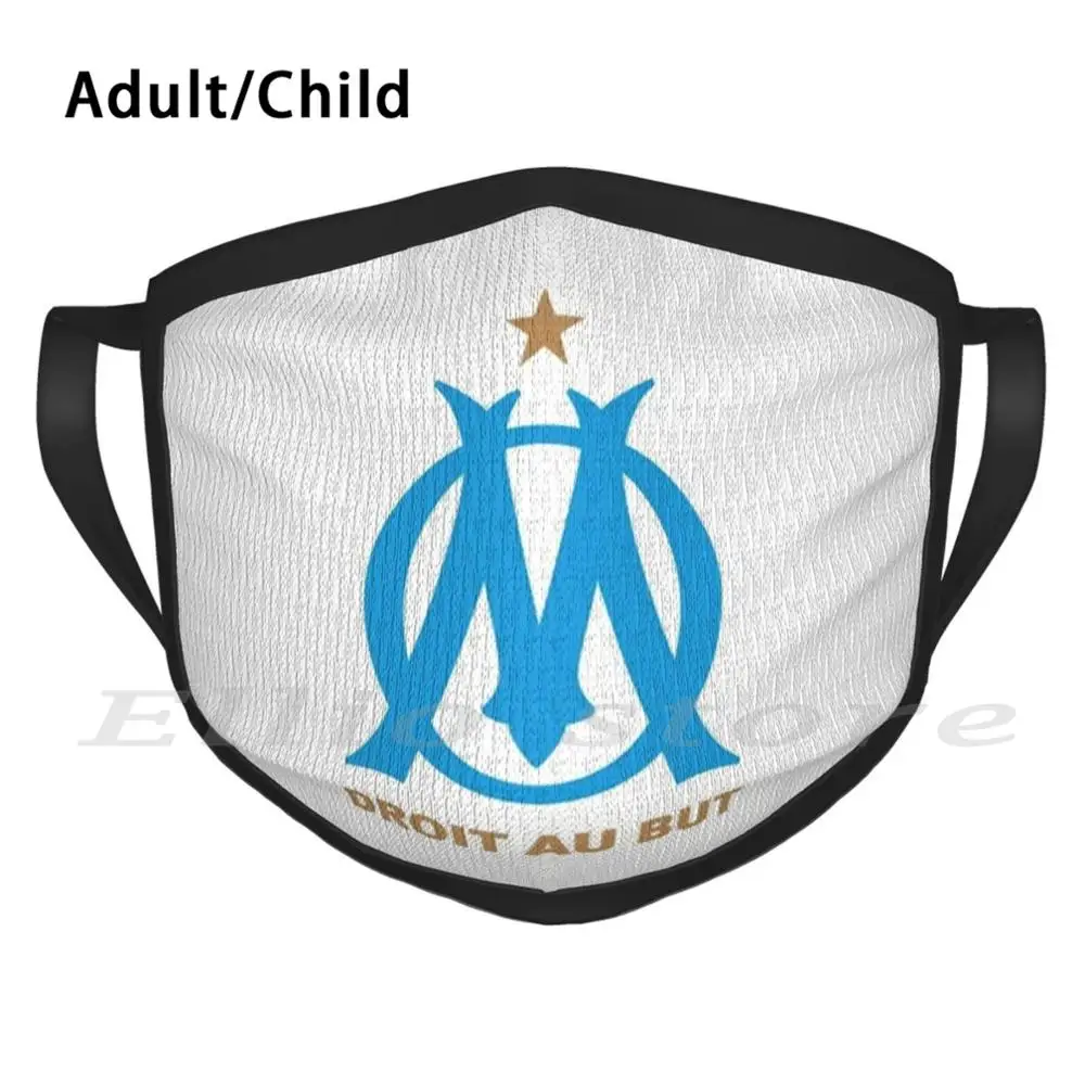 Шарф Om Euro Club теплый для взрослых и детей сделай сам маска Ом Марсель футбол