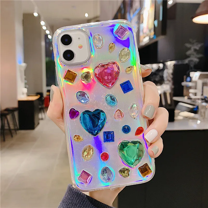 Роскошный яркий прозрачный чехол для iPhone 11 Pro Max XR X 7 8 Plus XS | Мобильные телефоны и