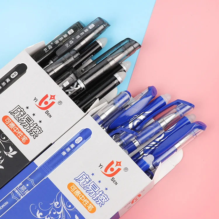 2019 стираемая ручка 0 5 мм синяя черная длина шариковые ручки подарки бутик