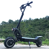 flj t112 5600w dual motor powerful electric scooter with off road tire wheel 2 big led scooter lights e bike new kick scooter