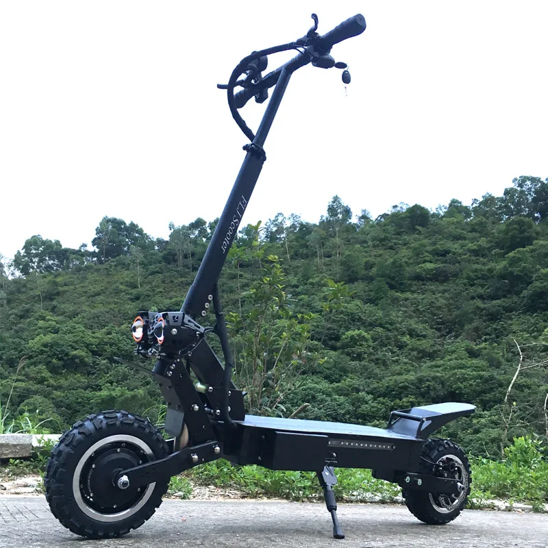 FLJ T112 5600 Вт двойной двигатель мощный электрический скутер с бездорожье колесо 2