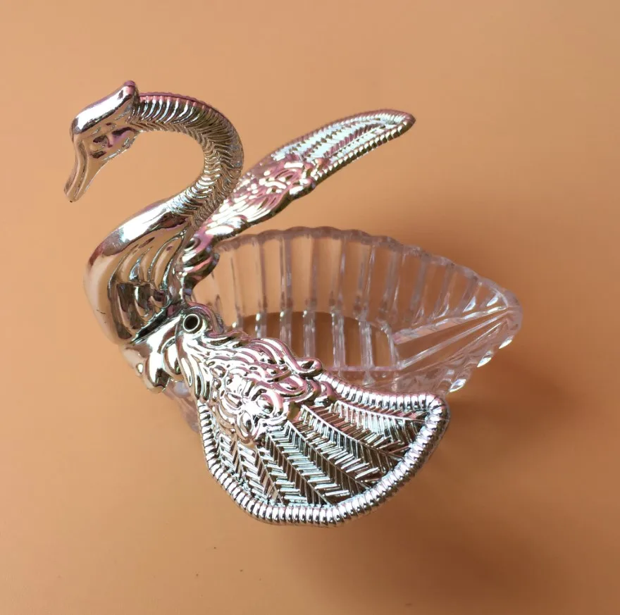 1 шт. Kawaii Лидер продаж Золотой Серебряный Романтический Лебедь Свадебная