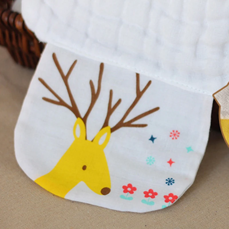 Новинка 100% детское полотенце из чистого хлопка 4 размера 45*21 комфортное с милым