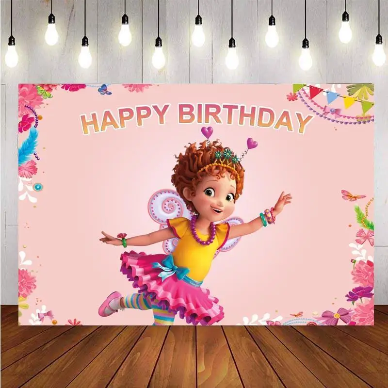 

Настраиваемый фон принцессы необычная Нэнси для вечеринки в честь Дня Рождения Ребенка фотография фон для фотостудии баннер украшение