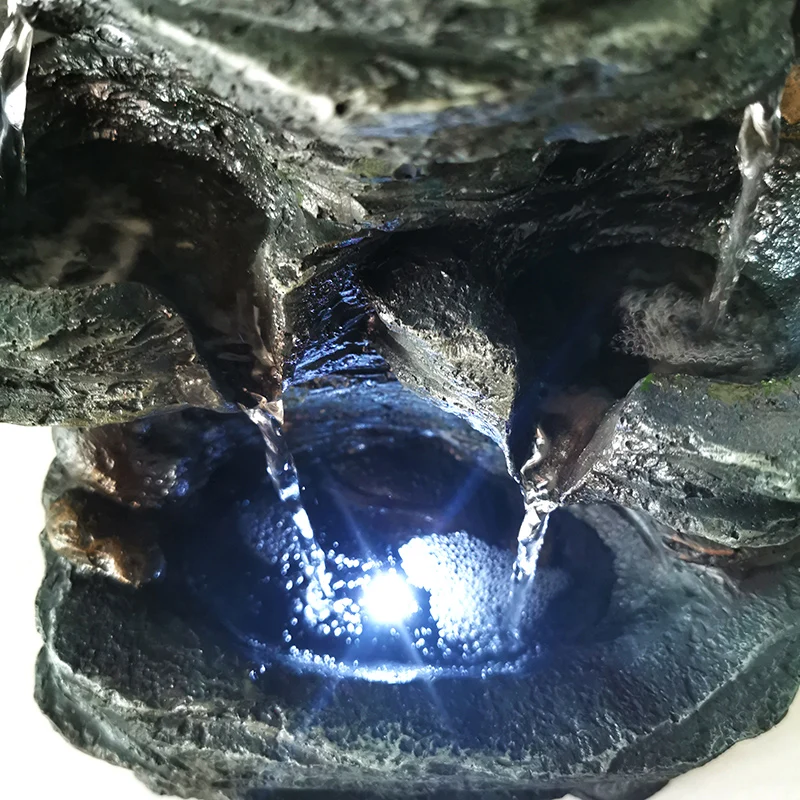 Новинка 2020 декоративные фонтаны из смолы комнатные водные ремесло настольное