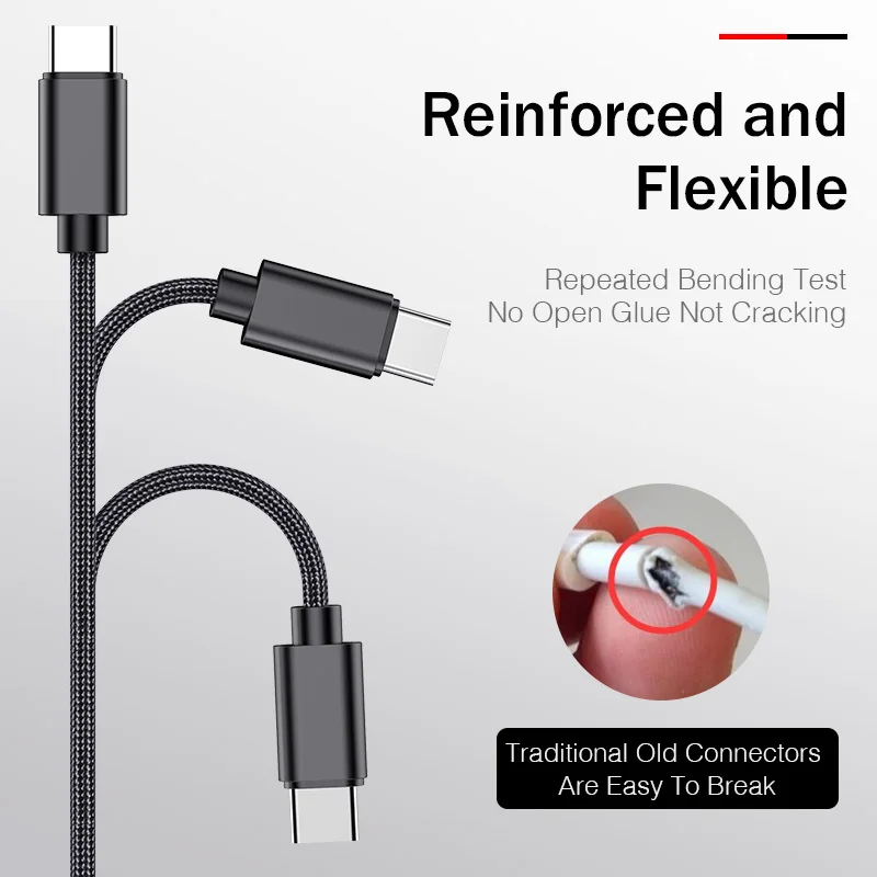 Кабель зарядный YKZ USB Type C 3 а с поддержкой быстрой зарядки|Кабели для мобильных