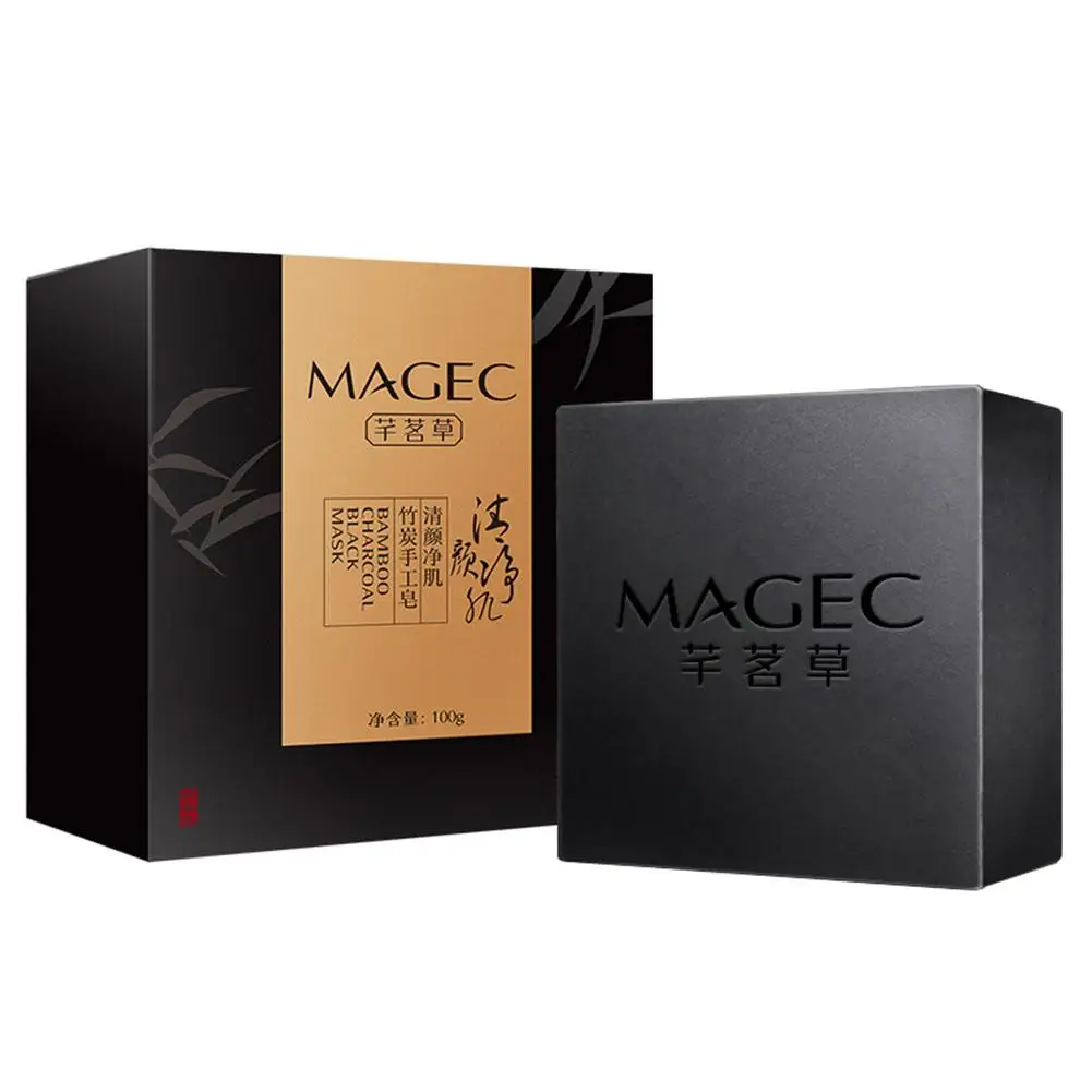 Мыло ручной работы с бамбуковым углем для удаления черных точек очищающее мыло