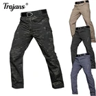 Брюки мужские тактические, спецназ, боевые штаны, много карманов, водонепроницаемые износостойкие, повседневные тренировочные комбинезоны, Осень-зима