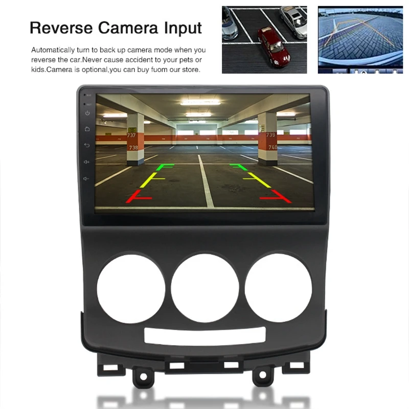 1 + 16G Android 8 автомобильный Радио мультимедийный плеер для Mazda 5 2010-2013 навигация GPS 2 Din