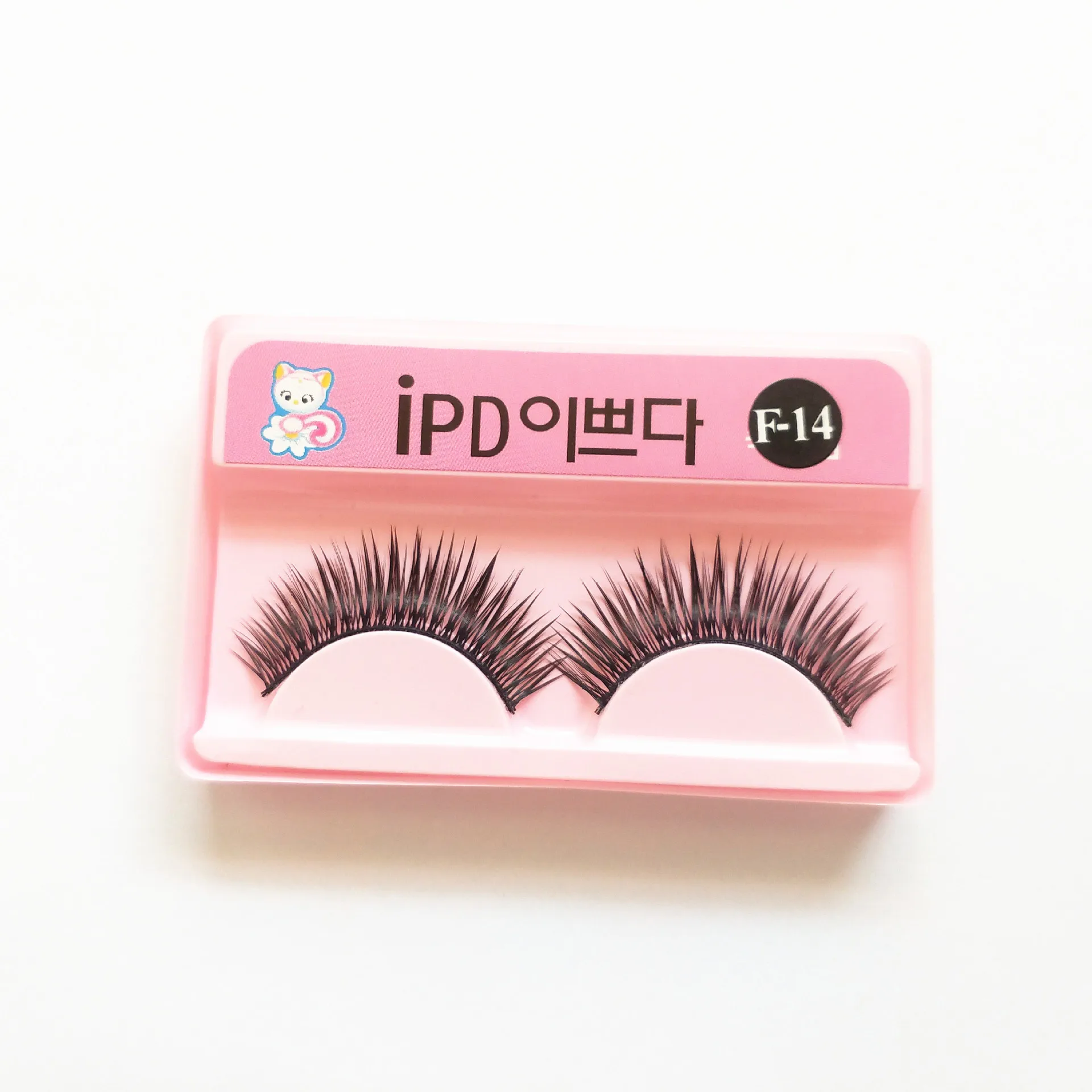 2 шт Котенок 3D норковые ресницы накладные драматический объем поддельные макияж