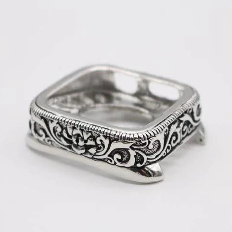 Металлический защитный чехол в стиле ретро для Apple Watch SE Series 6 5 4 3 2 iWatch 40 мм 44 38 42