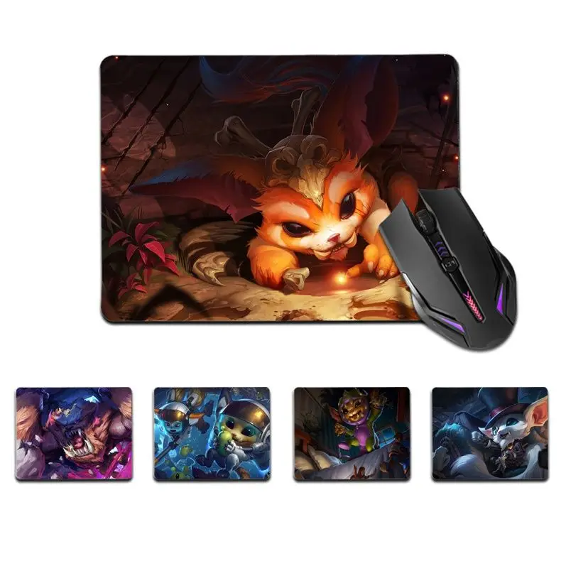 FHNBLJ высококачественные игровые коврики для игр league of legends Gnar коврик мыши Лидер