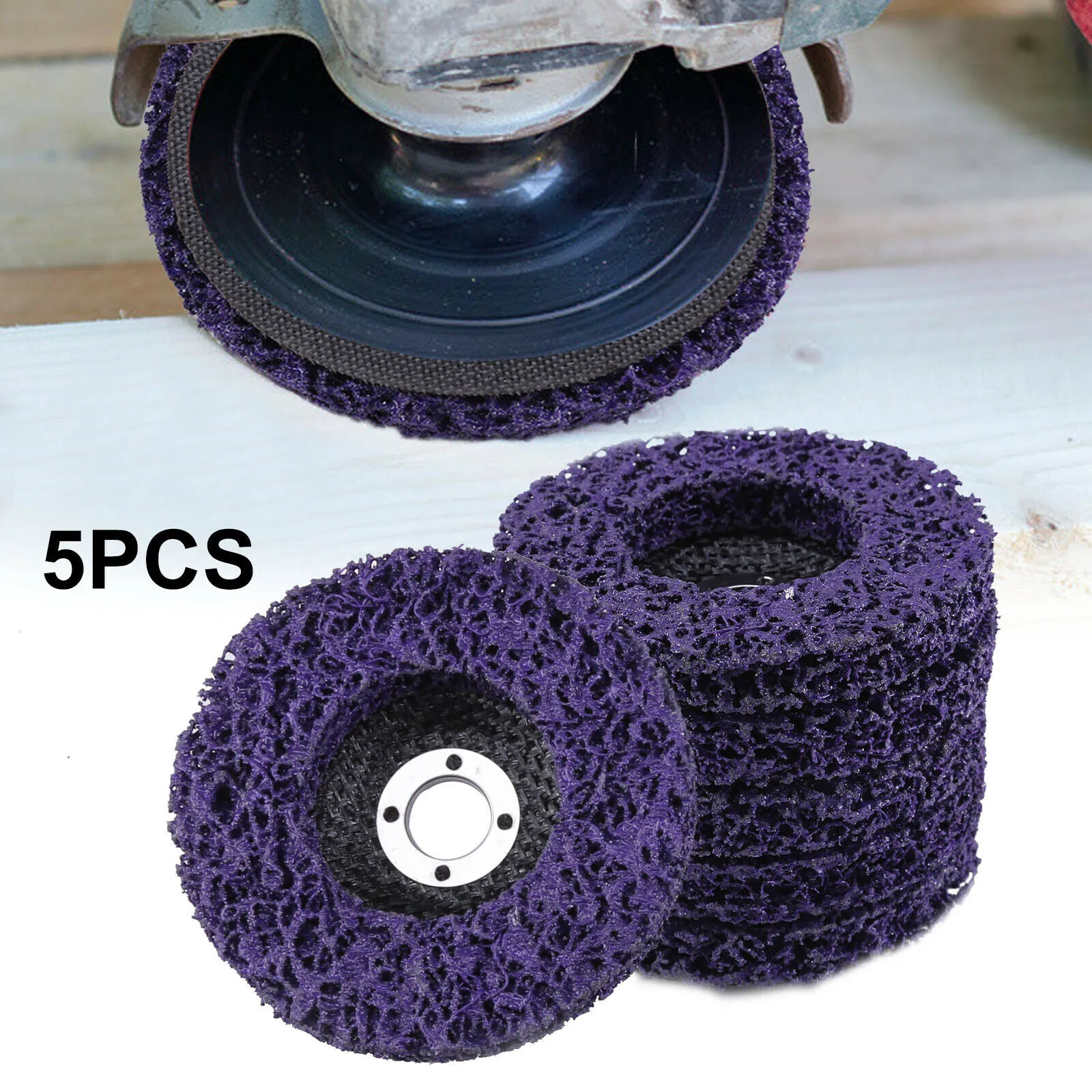 

5 шт. 4 дюйма 100 мм полипропиленовый диск для удаления краски и ржавчины для угловой шлифовальной машины, против засорения и быстрого пилинга