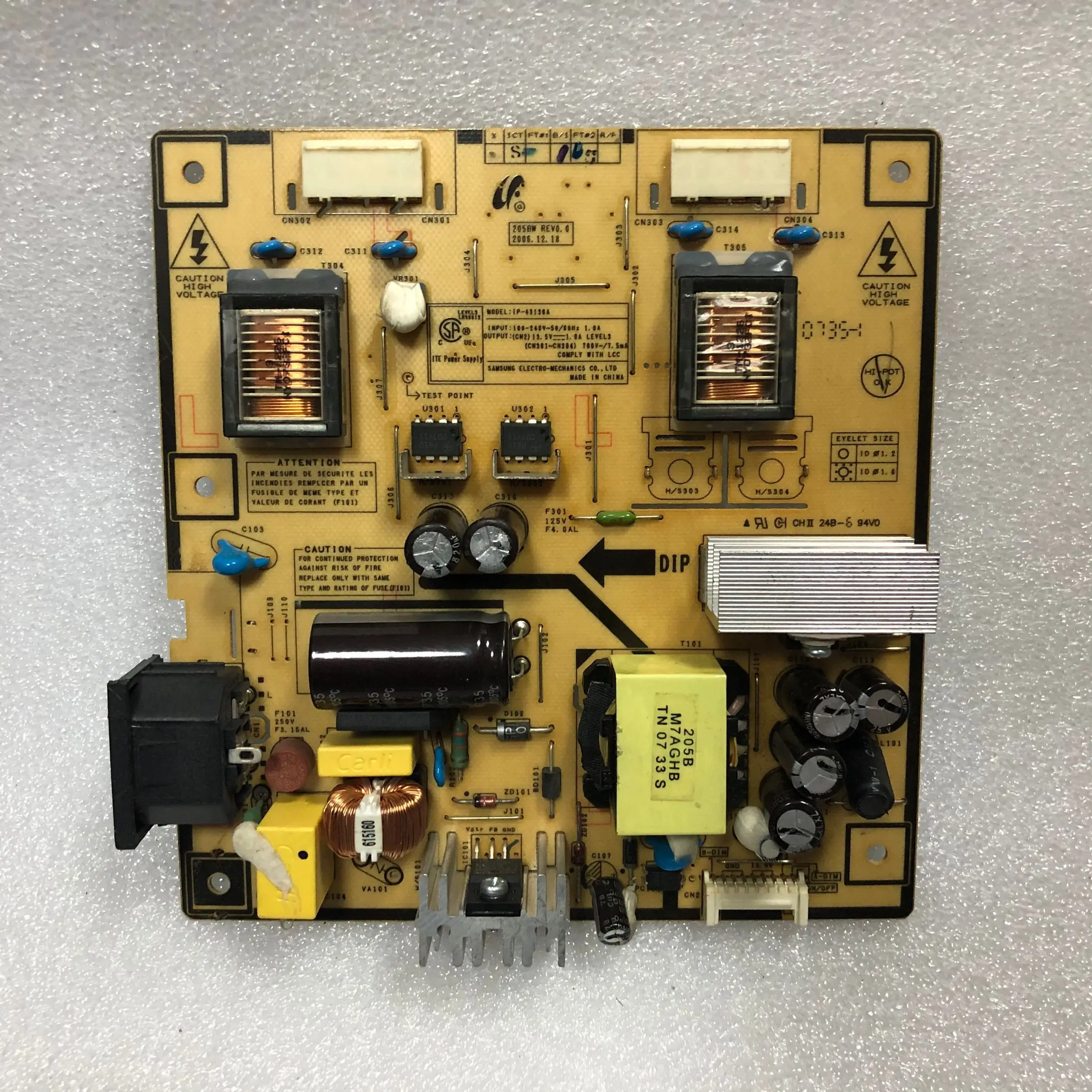 Хорошая работа в наличии плата питания G22W 205BW 223BW 226CW источника доска 226BW IP