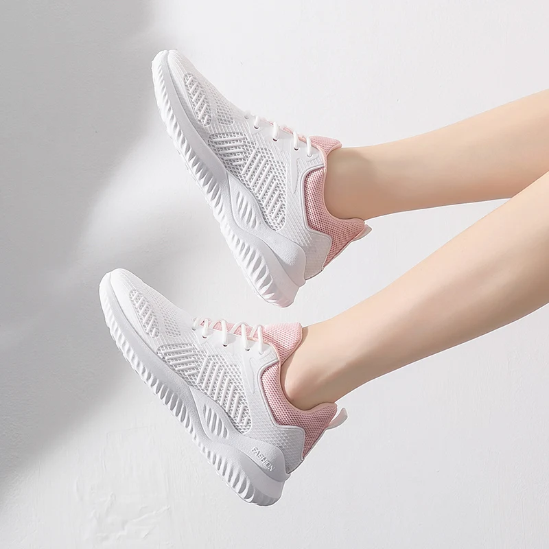 

New Womens Fashion Multi-Sports Lightweight Shoes Breathable Mesh Casual Tennis Running Sneakers