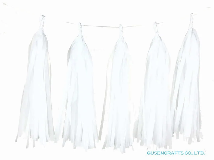 

Гирлянда из бумажных кисточек 10 шт.