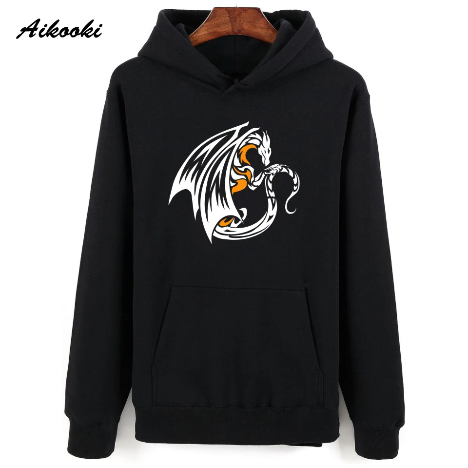 

Classic Novelty Creative Dragon printed Hoodies Sweatshirts Boys/Girls Cute Sweatshirt Popular Long Sleeve Anime Pullovers Tops