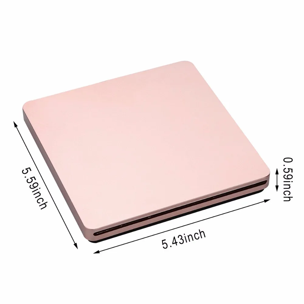 USB 2.0 Portable External VCD CD-RW Read And Writer CD DVD ROM Reader Player Drive For IMac MacBook Air Pro Laptop PC | Электроника