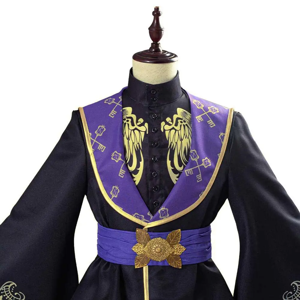 

Game Twisted Wonderland Cosplay Costume Kimono Adult Women Dress Uniform Halloween Carnival Outfit
