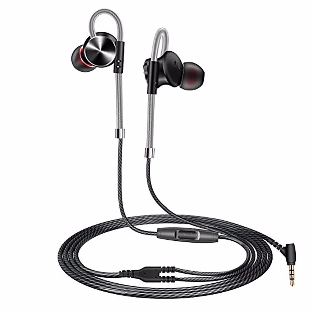 Ligofwis In-Ear сабвуфер С микрофоном Проводная гарнитура высокой четкости общая